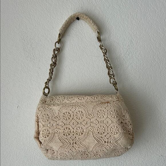 Imoshion Elegant Cream Lace Shoulder Bag - Picture 2 of 15